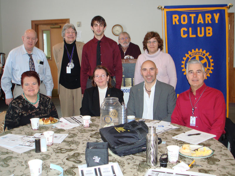 2010-03-03 Rotary Candace Charlie Sigrid Rocco Kathy Jim Marty Marjorie Cliff